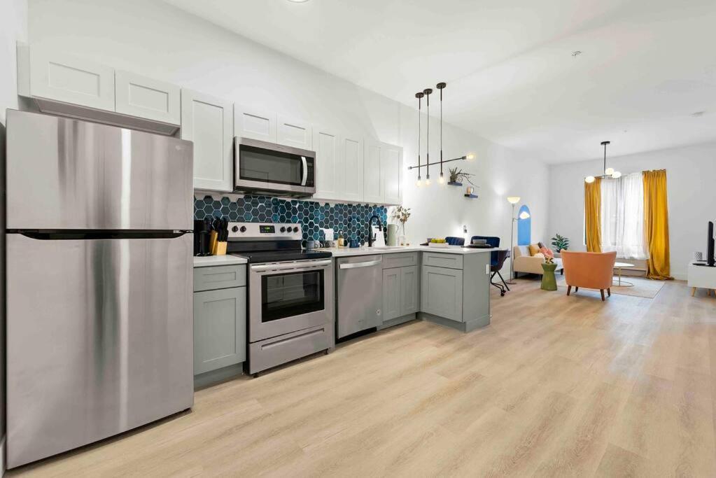 Contemporary Luxury Br, Ewr Airpt, Nyc, Free Pkng, Prudential Cntr, American Dream Mall Elizabeth Buitenkant foto